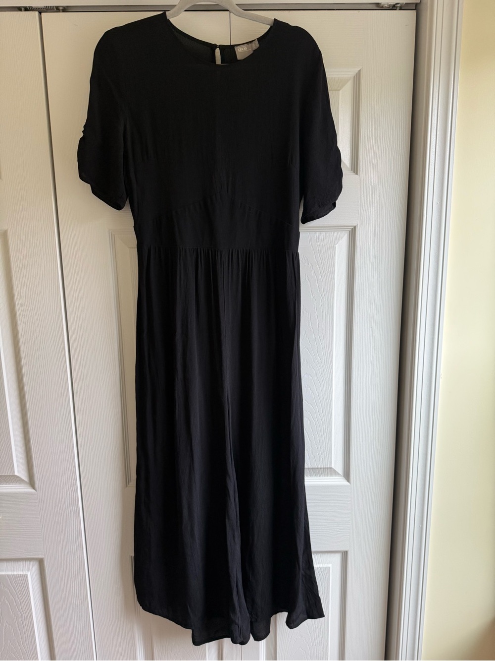ASOS Black Short-Sleeve Jumpsuit